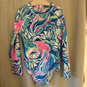 Colorful Long Sleeve Swimsuit
